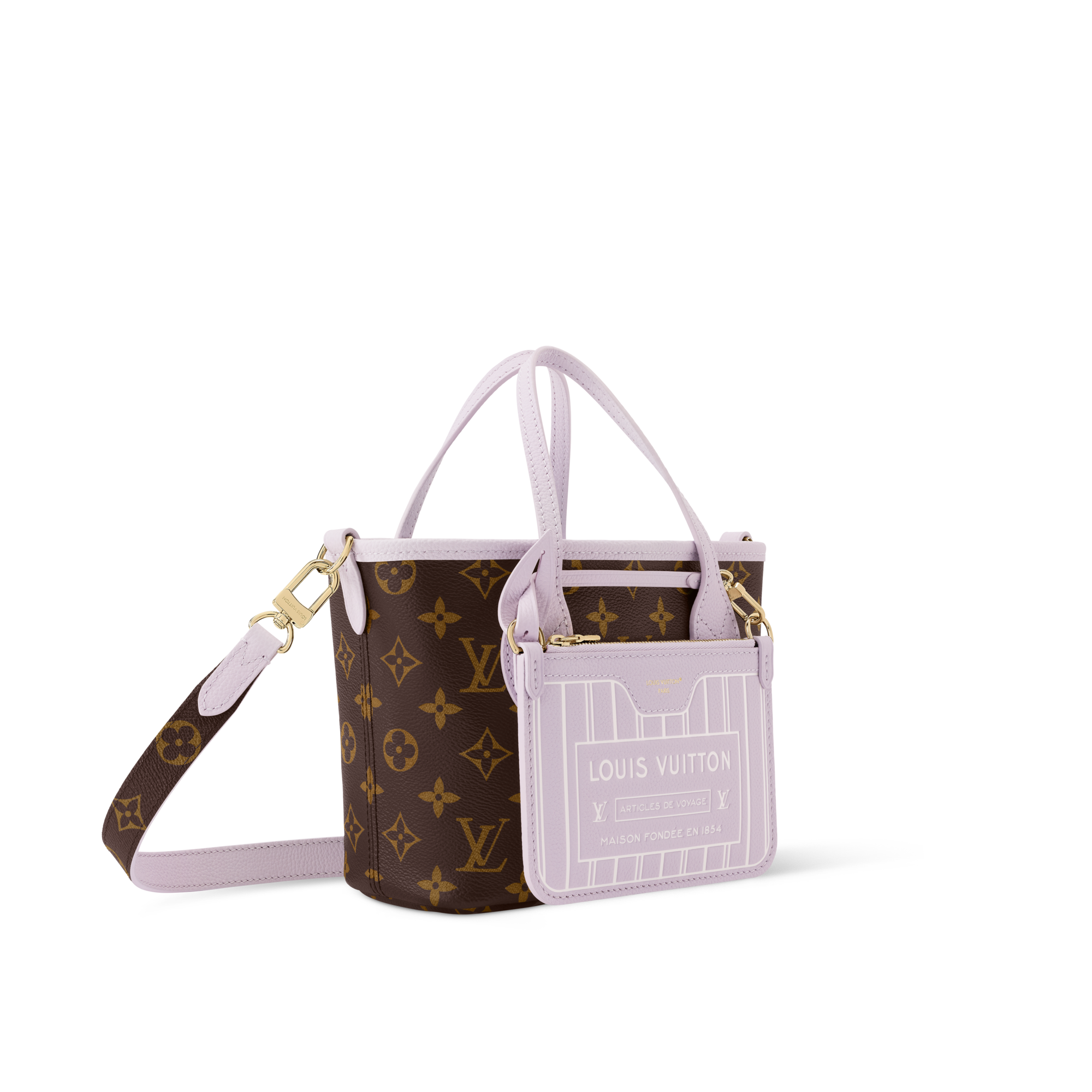 Neverfull Bandoulière Inside Out BB H33 - Bags and Small